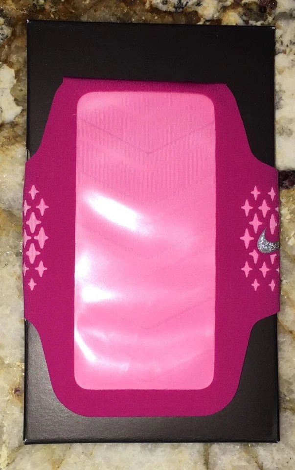 NIKE Diamante Brazalete iPhone iPod Dispositivo Portador Entrenamiento Rosa Nuevo en Caja Para Mujer O/S Foto 3 de 4