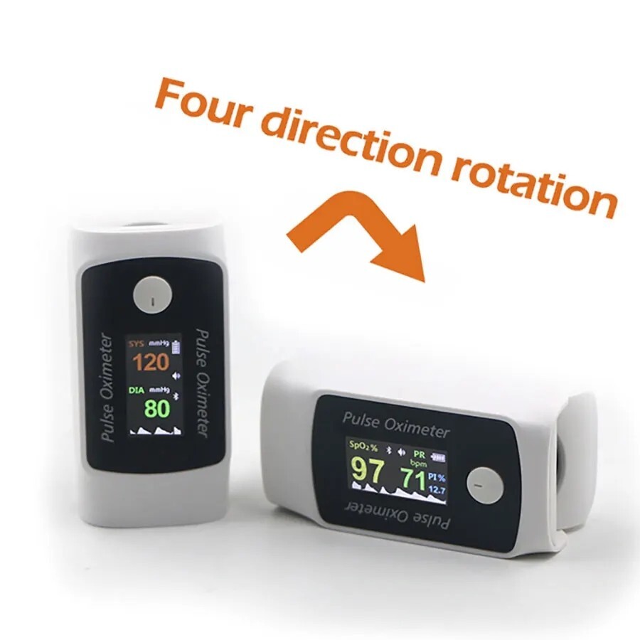 ZANTHARI New 2 in 1 Smart Pulse Fingertip Oximeter with Blood Presure ...