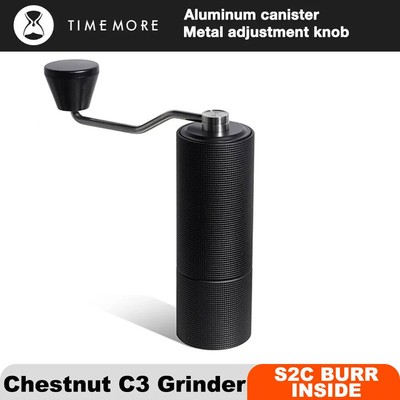 Manual Coffee Grinder Portable Hand Grinder with Double Bearing Positioning