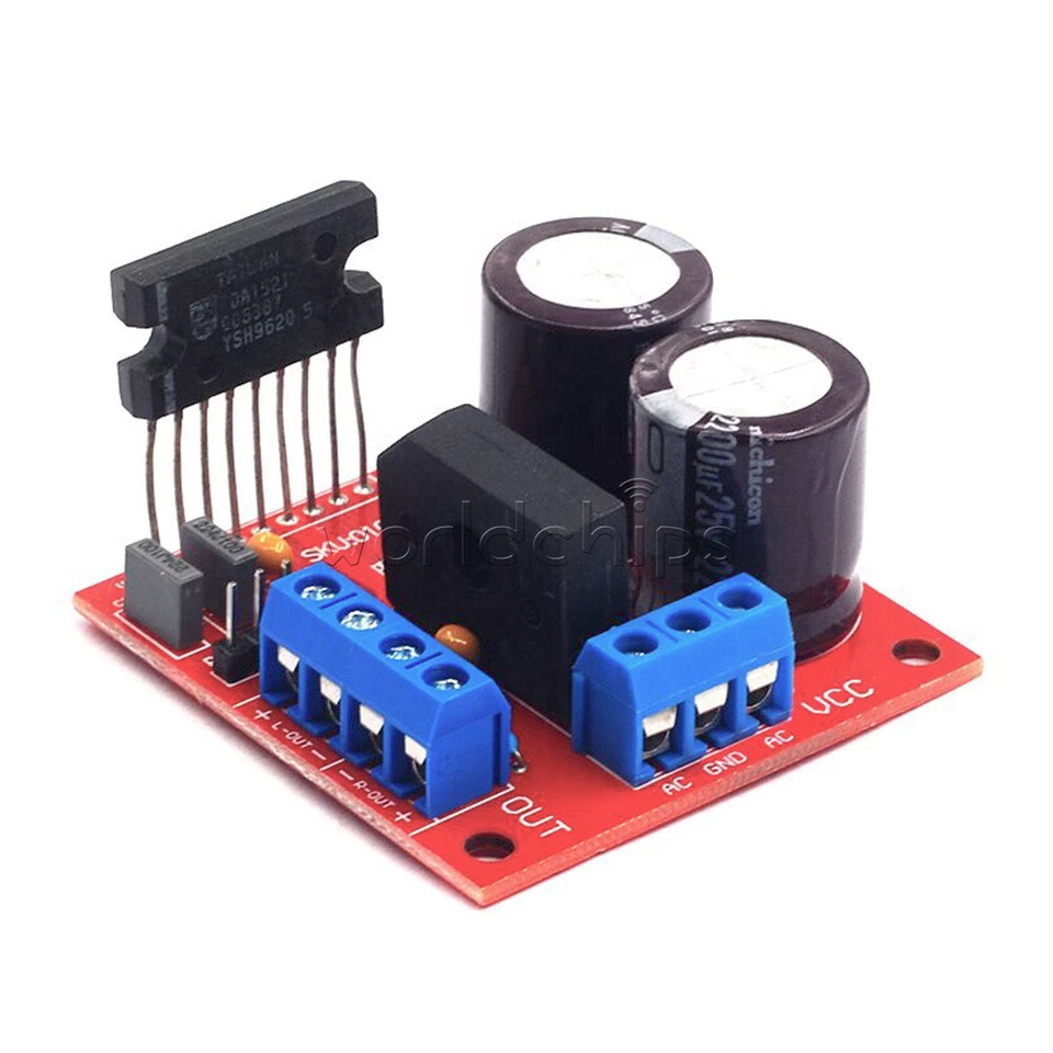 TDA1521 Power Amplifier Board 2.0 Dual-Channel 2*15W + Rectifier Filter Circuit - Image 4 of 4