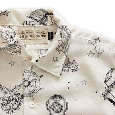 Masterpiece] RRL Limited Printed Twill Camp Shirt | eBay
