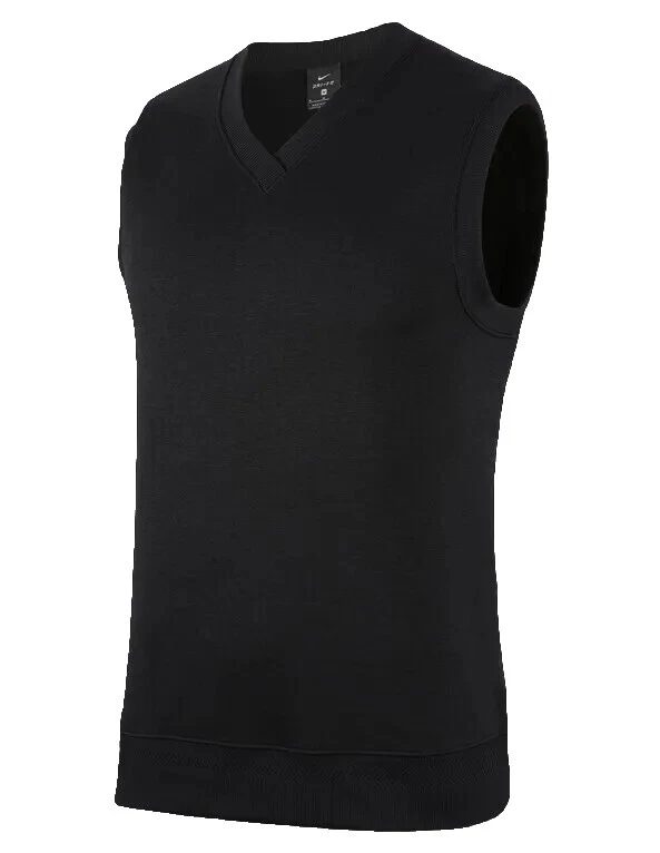 Chaleco de algodón suéteres Negro para Hombres