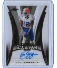 2020 Leaf Trinity Clear VAN JEFFERSON Bronze Foil Auto RC Rams WR