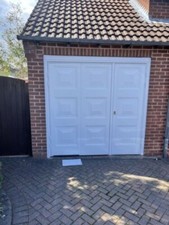 Novoferm Georgian steel side hinged door installed