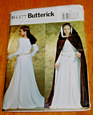 Butterick  PATTERN 4377 MISSES COSTUME DRESS, CAPE Sizes 6-12 - Uncut