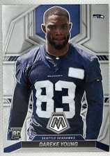 2022 Panini Mosaic #349 DAREKE YOUNG Rookie RC Seattle Seahawks  !!!