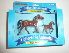 NOS 1995 Ertl Farm Country Collectible Animals Horses Morgan Mare  Foal S50
