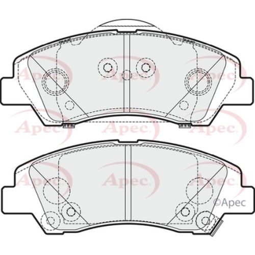 Apec Brake Pads Front R90 58101B4A00 58101B9A30 58101B9A70 58101B9A75