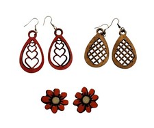 Handmade earrings for women or girls.