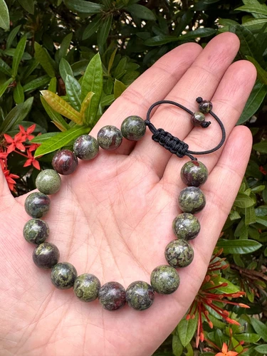 Grade A++ Edelstein Perlen verstellbar Armband 10 mm, echte Kristalle Armbänder - Bild 117 von 124