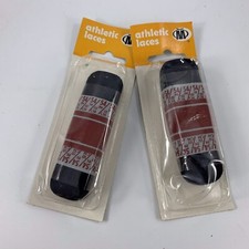 Two 2 Pair Of Vintage New In Package Mitchellace Black Athletic Shoe Laces 54  