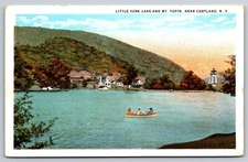 New York Courtland Little York Lake Mt. Topin Unused Postcard, P25