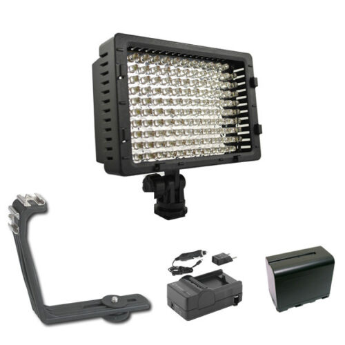 Pro GX10 LED 12 HD video light F970 for Canon GX10 VIXIA HF G21 camcorder - Picture 1 of 8