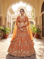 PAKISTANI CHOLI LEHENGA LENGHA WEAR WEDDING INDIAN PARTY BOLLYWOOD DESIGNER EID