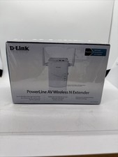 D-LINK DHP-W306AV Powerline Ethernet Extender Audio Video Wireless HomePlug 11N