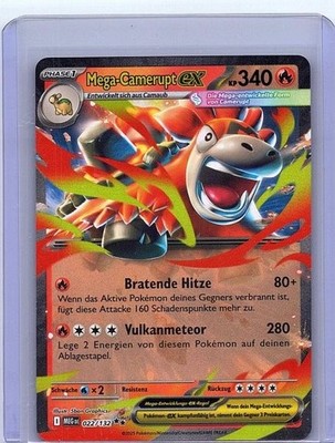 Mega-Camerupt ex 022/132 Double Rare | Mega Entwicklung | Deutsch | Near Mint