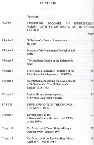 SAINT SWITHUN'S ANGLICAN CHURCH LESMURDIE (1995) perth western australia history - Picture 3 of 4