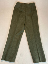 Pendleton Original Vintage Wool Women's Lined Pant in Army Green Size 6 USA