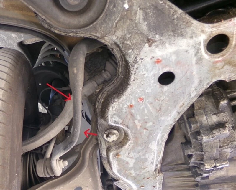 front stabilizing bar for VOLVO S60 2.4 D 2000-2010 2003 103103 - Image 3 of 4