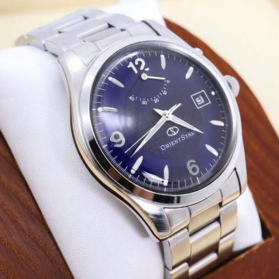 Working ORIENT STAR Wristwatch Automatic Power Reserve Date 3752