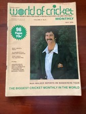 WEST INIES -INDIA 1976 CRICKET MAGAZINE