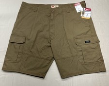 Wrangler Five Star Heritage Relaxed Fit Low Stretch Cargo Shorts Mens 42 NWT