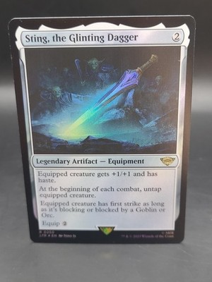 MTG Magic Herr der Ringe STING Der glitzernde Dolch R 0250 - Foil