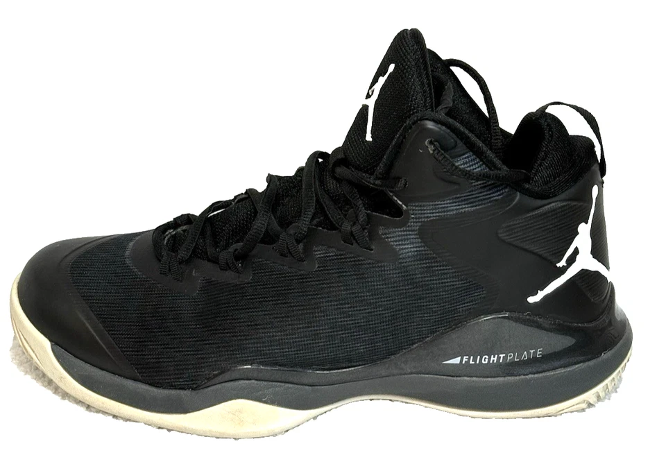 Nike 684933-003 Air Jordan Super Fly 3 preto branco basquete masculino tamanho 9 - Imagem 4 de 4