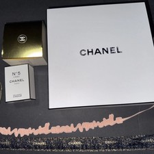 Chanel Empty Black Gift Box 8.5  x8.5  x4  72  blk Ribbo, Flower, Pink Coco Ribbon