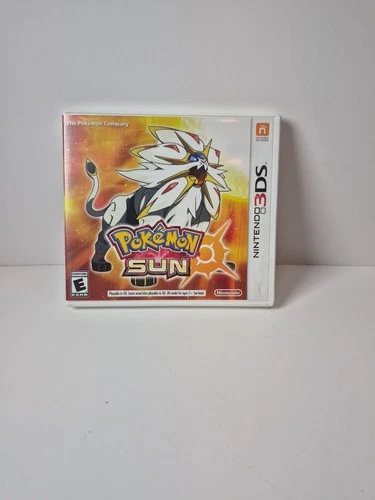 Pokemon Sun Nintendo 3DS -  Case & Inserts Only **NO GAME**
