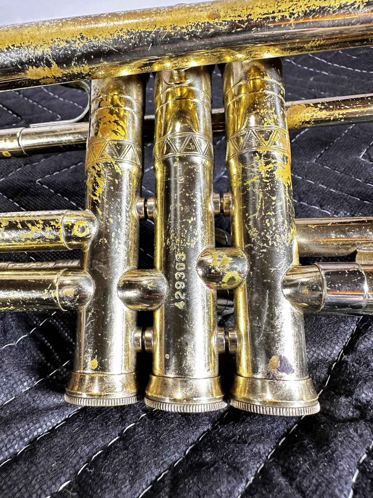 Vintage 1966 Holton Collegiate Trumpet With Original Case NICE FREE SHIPPING