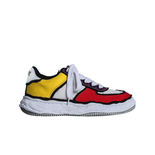 Maison Mihara Yasuhiro Wayne OG Sole Overhanging Canvas Low-top Sneakers Multi
