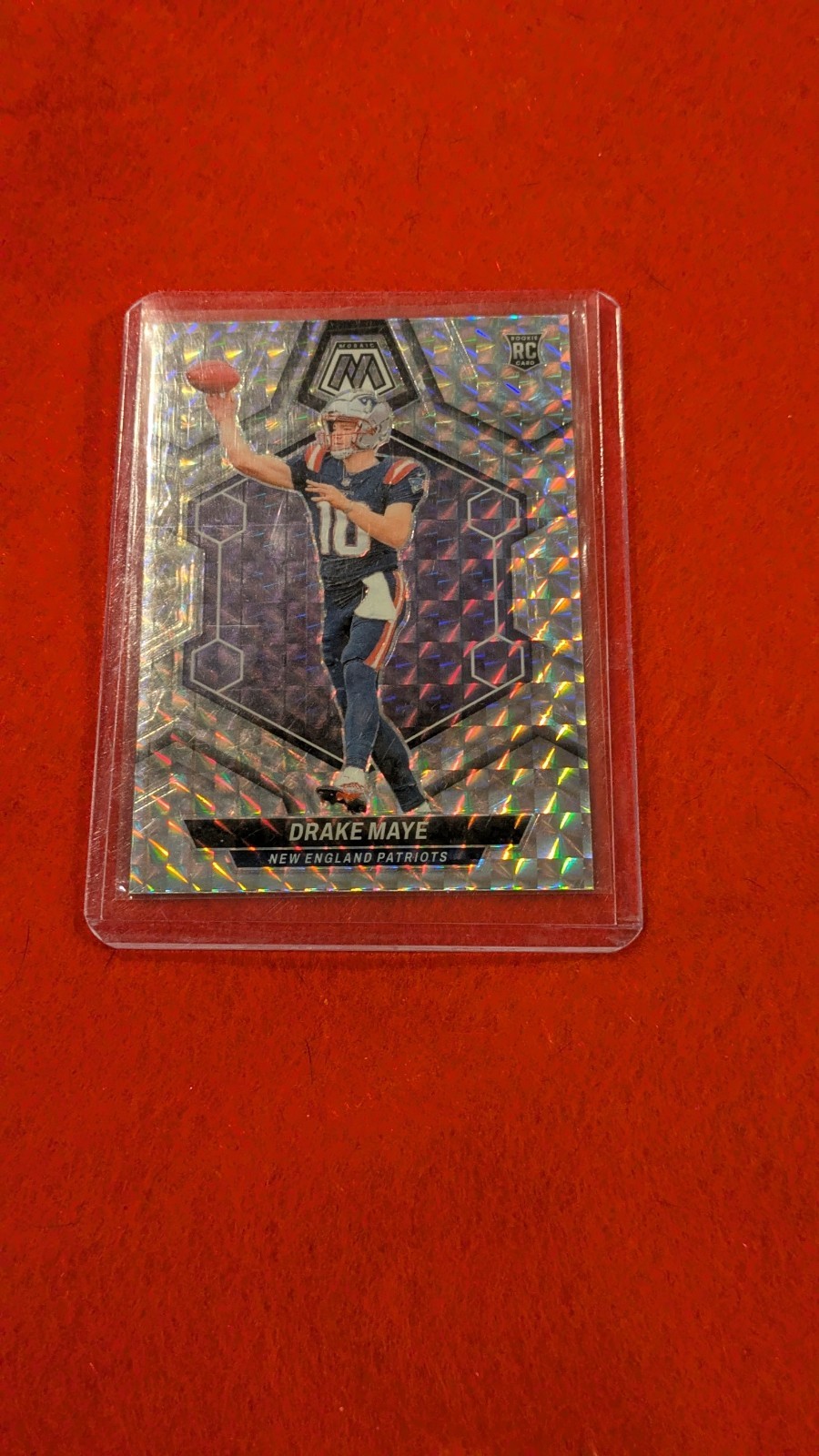 Panini 2024 Mosaic Drake Maye Rookie Mosaic Prizm #303 Patriots Football