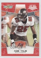 2008 Score Rookie Factory Set Red Aqib Talib #345 0b6