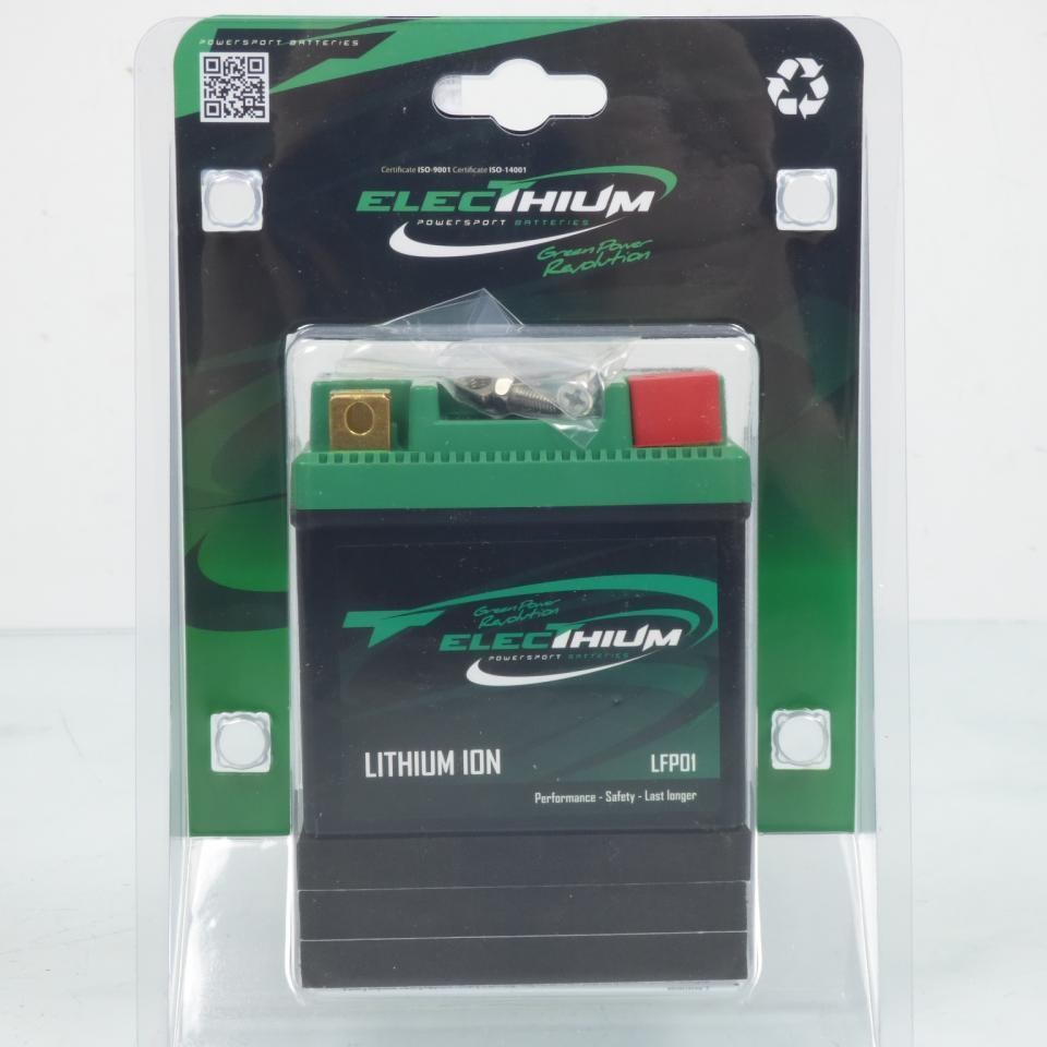 Batterie Lithium Electhium LFP01 12.8V pour résoudre le démarrage difficile de la KTM 250 SX