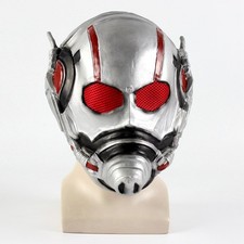 Marvel Avenagers Ant Man Mask Helmet Full Latex Prop Party Cosplay Costume Adult