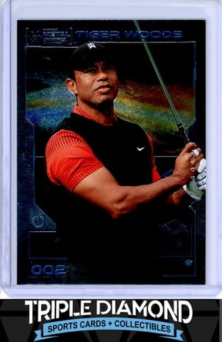 2023 SkyBox Metal Universe Champions #002 Tiger Woods S357