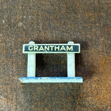 Vintage John Hill JoHillCo Dinky Crescent Road Sign GRANTHAM