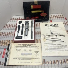 VTG LEE LOADER COMPLETE RELOADING   KIT & GUIDES 222 REMINGTON  RELOADING  1963