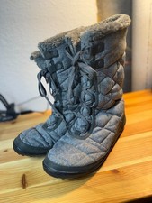 Columbia Minx Mid II Omni-Heat Women’s 9 Gray Thermal Lined Waterproof Snow Boot