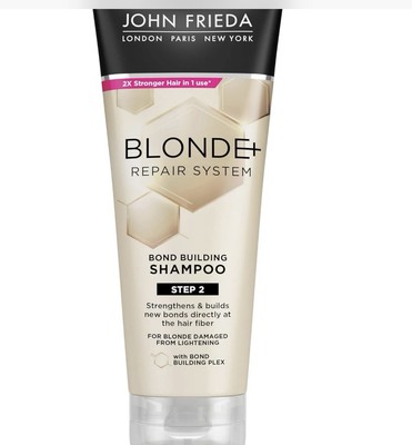John Frieda Blonde+ Repair System Bond Building Shampoo Step 2