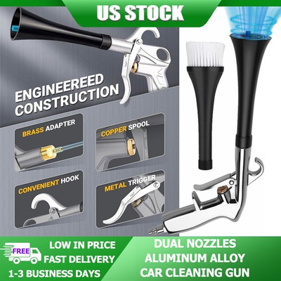 #ad Air Cleaning Gun High Pressure Blow Dust Car Interior Detailing Tool US Stock $16.91