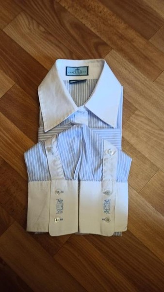 Women Hawes & Curtis Shirt White Cotton XS #93OV