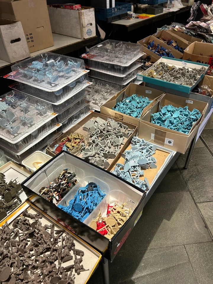 Tischmeter Figuren Börse Herne 7.12.25 Timpo Elastolin 1/72 Soldaten Airfix 1/32 - Bild 4 von 4