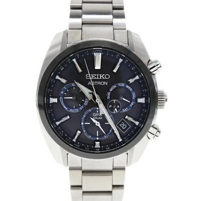 SEIKO SBXC053 5X53-0AJ0 Astron Radio-Controlled Solar Watch Used