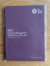 2017 UK Definitive Coin Set | Royal Mint | Brilliant Uncirculated | BU
