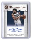Karl-Anthony Towns #/149 2016-17 Panini Excalibur Manuscripts