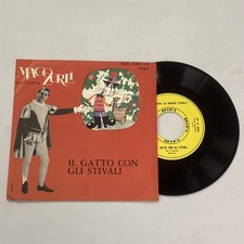 IL GATTO CON GLI STIVALI MAGO ZURLI' DISCO 45 giri VINILE
