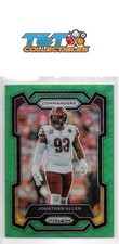 Jonathan Allen 2023 Panini Prizm Green Wave #298 Washington Commanders 29a
