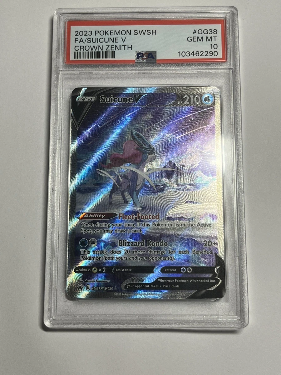Suicune V GG38/GG70 Crown Zenith: Galarian Gallery for sale | eBay